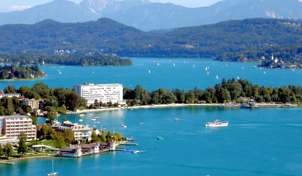 Lake Wörthersee, Carinthia, Austria